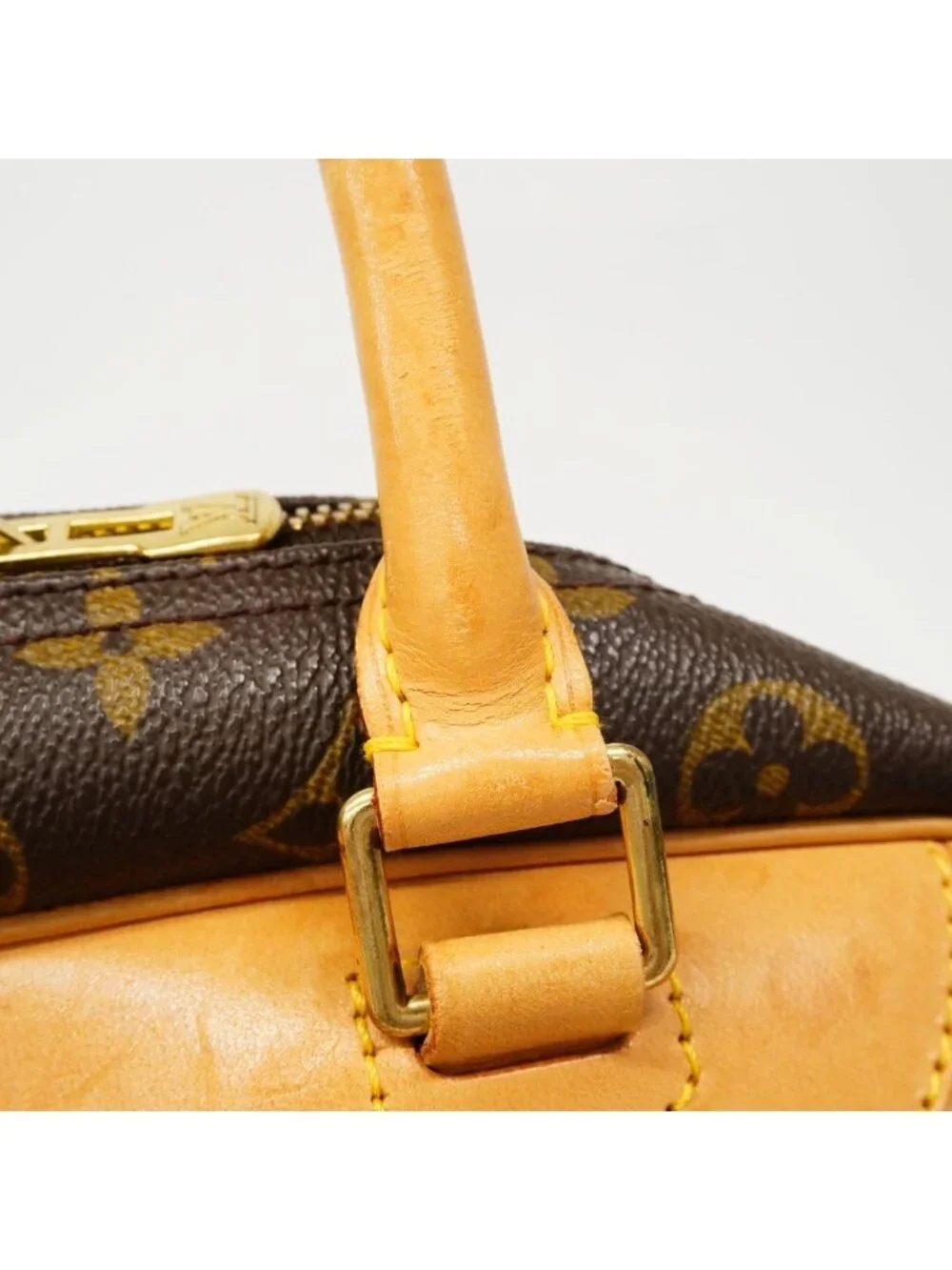 Louis Vuitton Handbag Monogram Deauville Brown